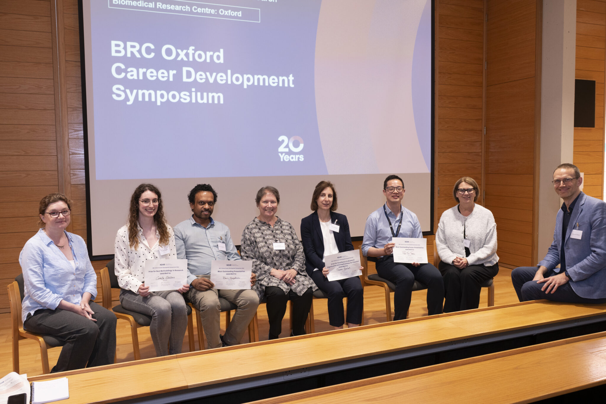 Millie receiving BRC award