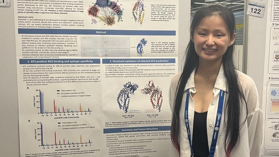Anika presenting poster