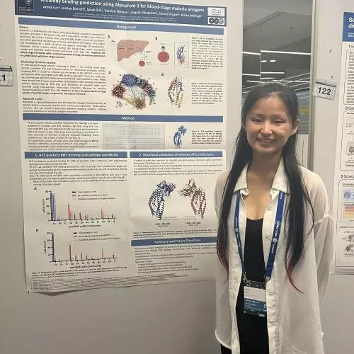 Anika presenting poster