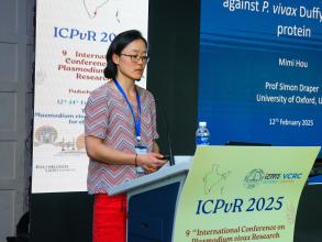 Mimi presenting at ICPvR