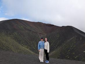 Millie at Mount Etna